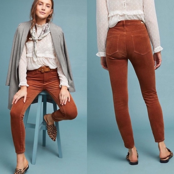 Anthropologie Pants - Anthro Pilcro High Rise Skinny Ankle Corduroys